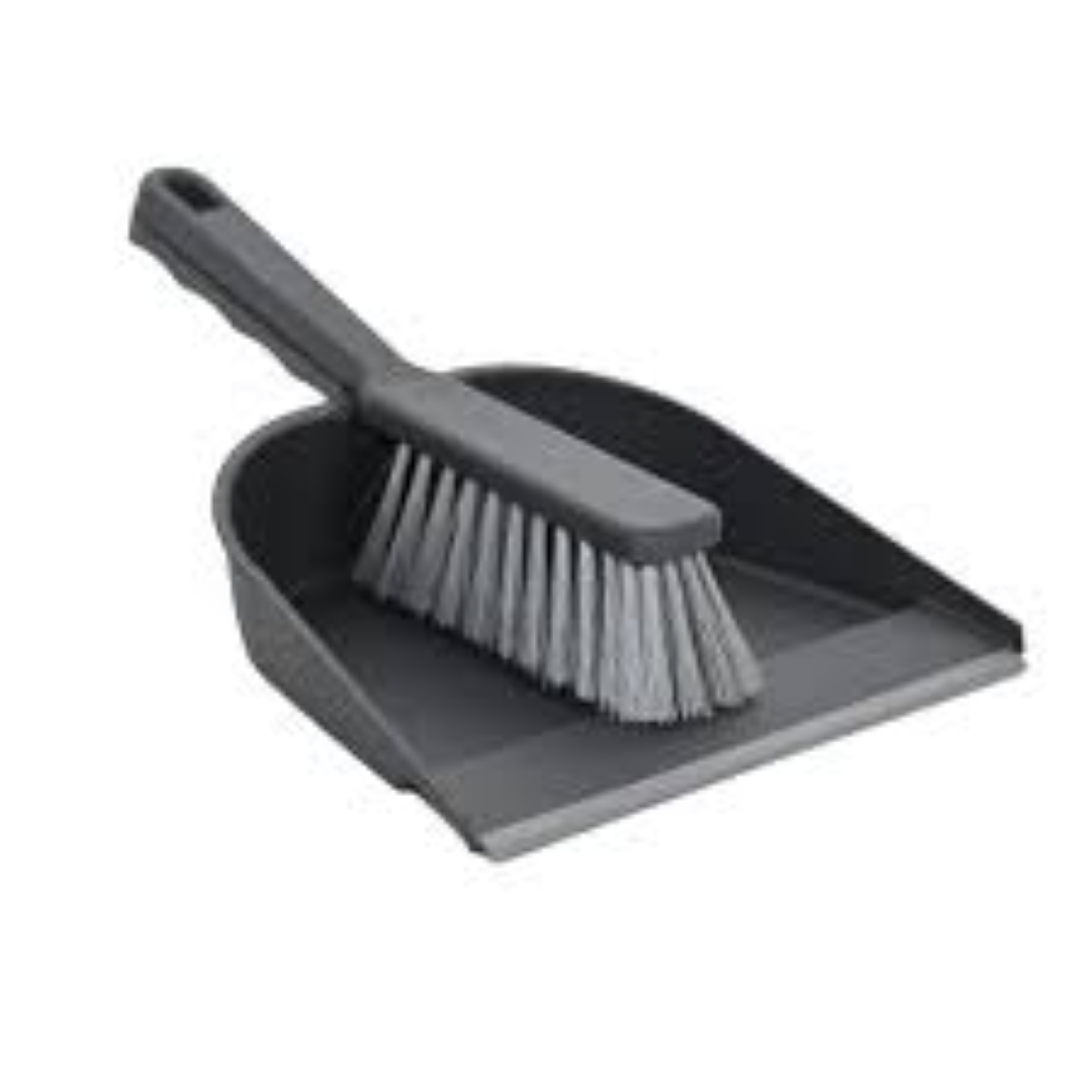 KLEENIT DUSTPAN WITH RUBBER LIP